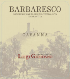 Luigi Giordano Barbaresco Cavanna 2016